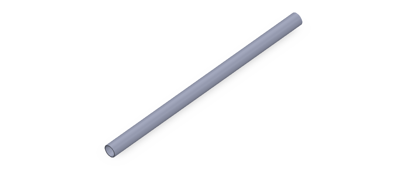 Perfil de Silicona TS4005,504,5 - formato tipo Tubo - forma de tubo