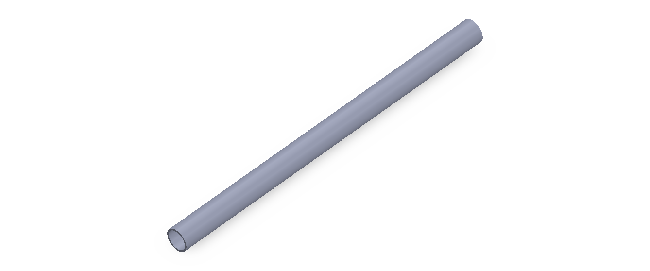 Perfil de Silicona TS4006,505,5 - formato tipo Tubo - forma de tubo