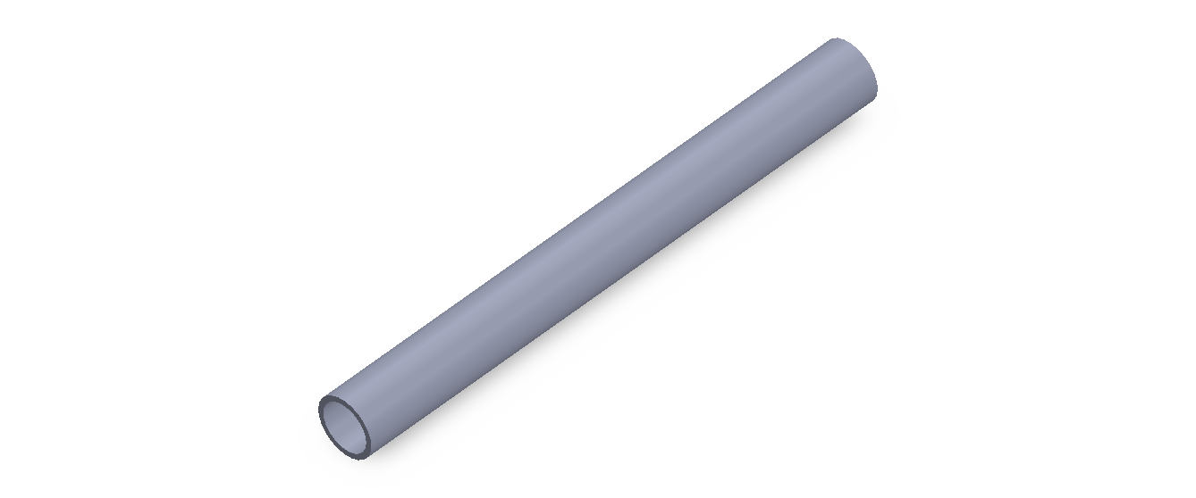 Perfil de Silicona TS4010,508,5 - formato tipo Tubo - forma de tubo