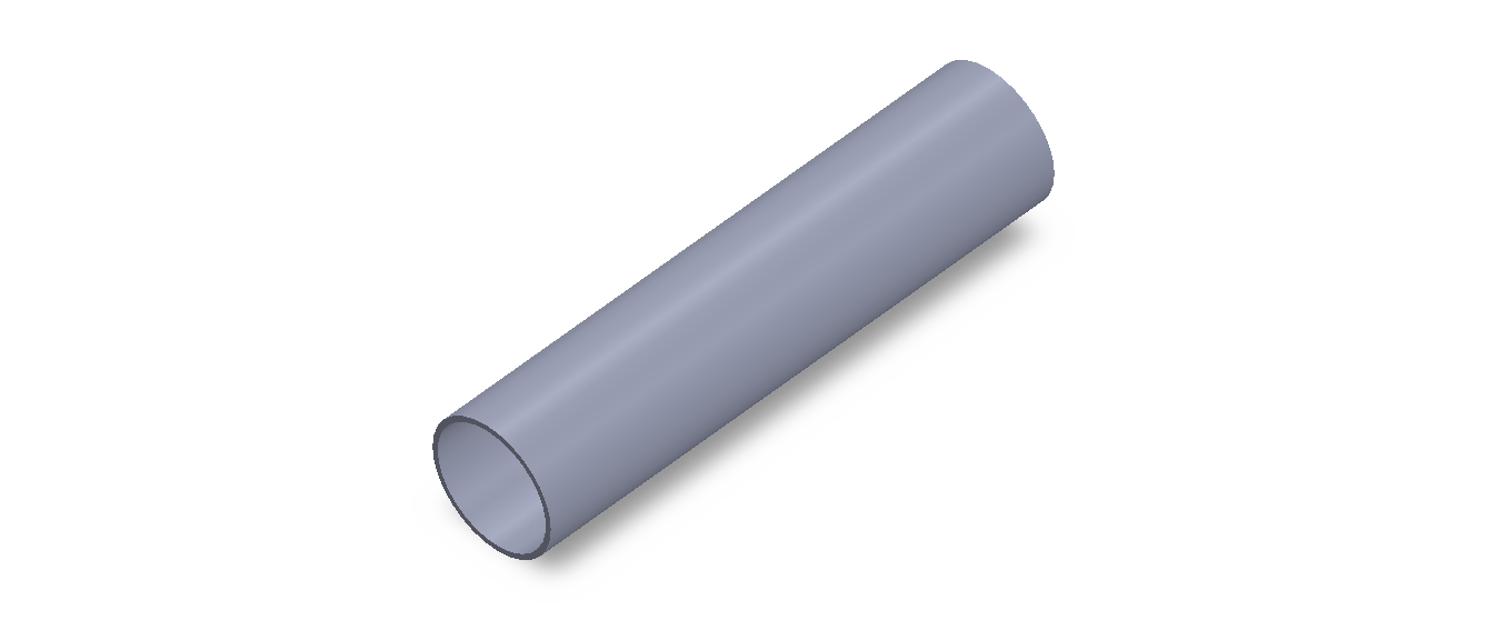 Perfil de Silicona TS4023,521,5 - formato tipo Tubo - forma de tubo