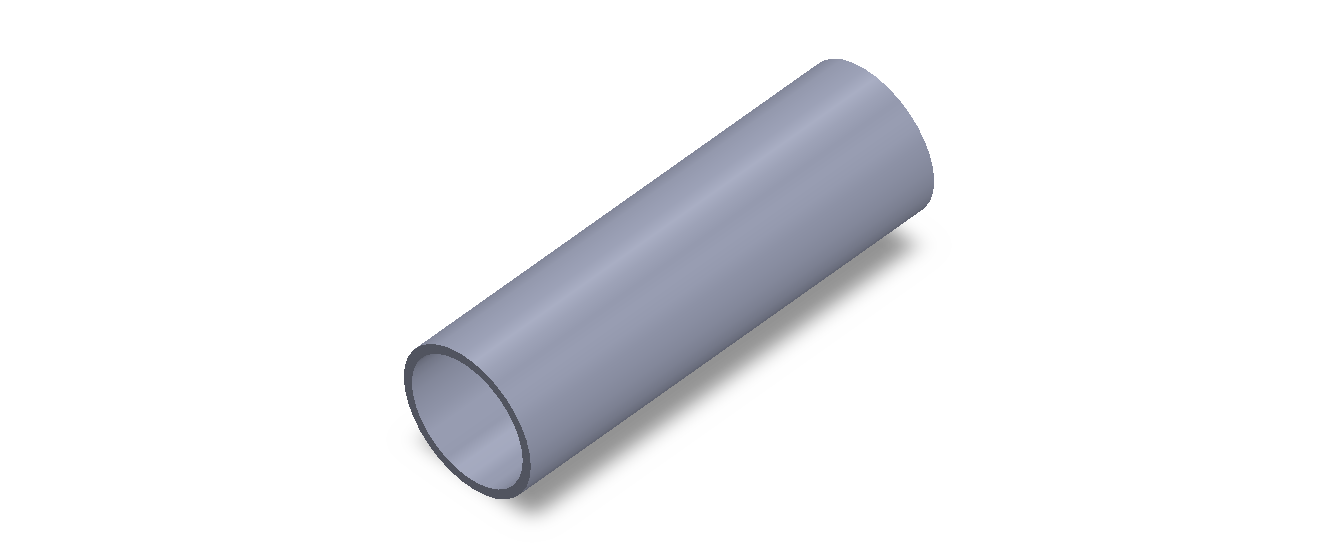 Perfil de Silicona TS4031,527,5 - formato tipo Tubo - forma de tubo