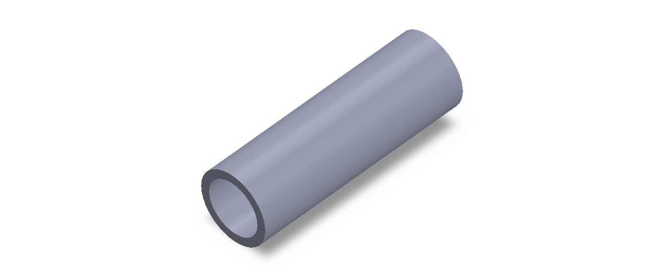 Perfil de Silicona TS4032,524,5 - formato tipo Tubo - forma de tubo