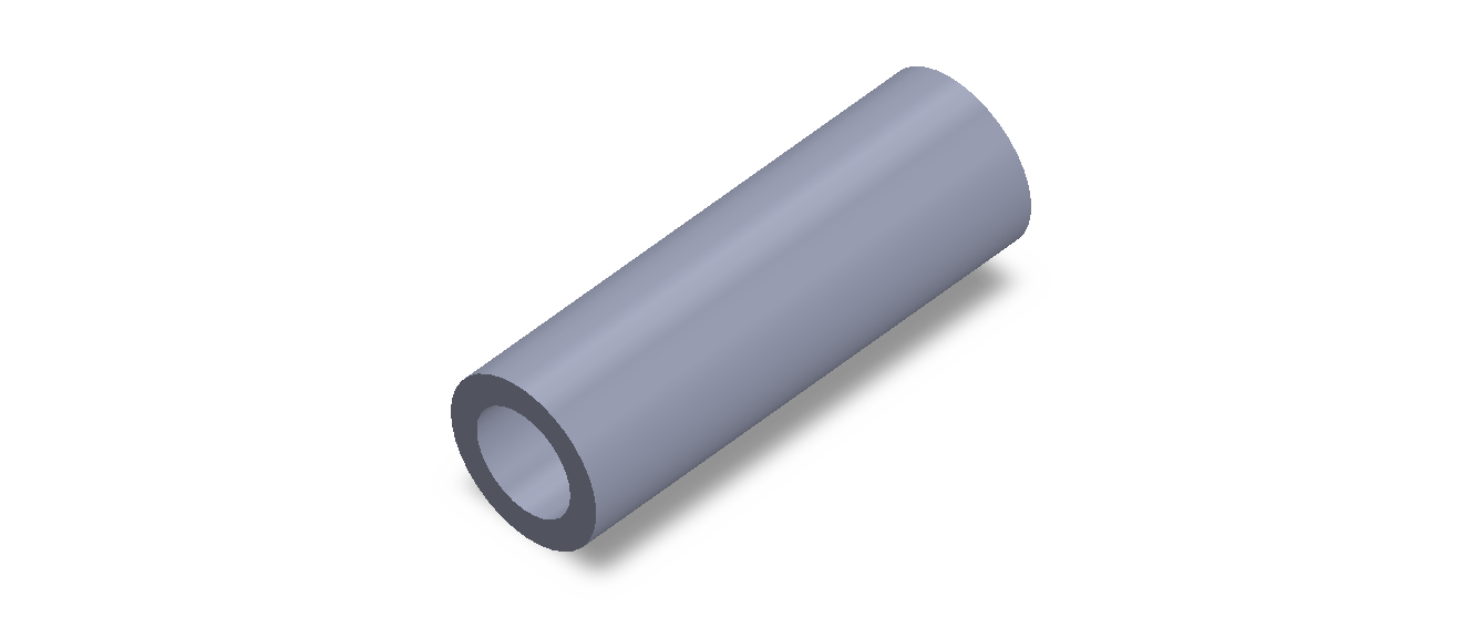 Perfil de Silicona TS4033,521,5 - formato tipo Tubo - forma de tubo