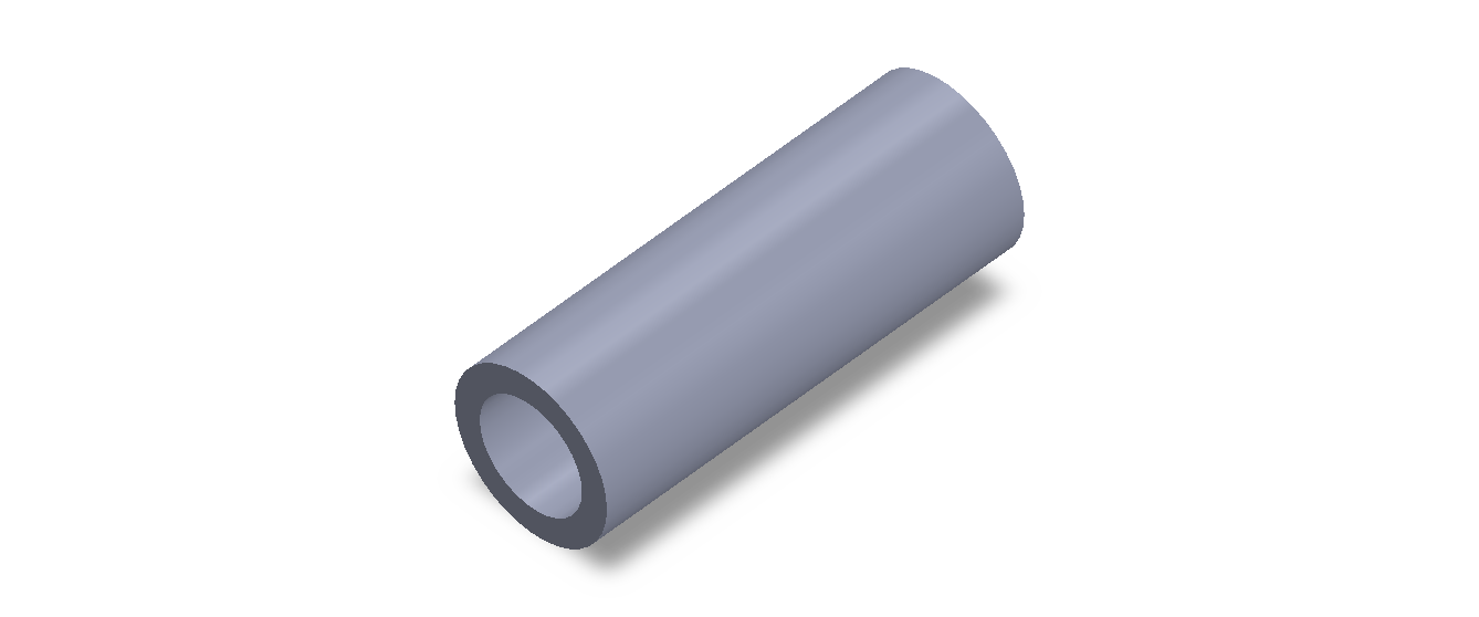 Perfil de Silicona TS4036,524,5 - formato tipo Tubo - forma de tubo