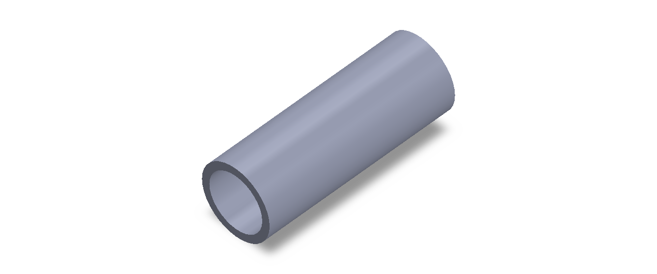 Perfil de Silicona TS4036,528,5 - formato tipo Tubo - forma de tubo