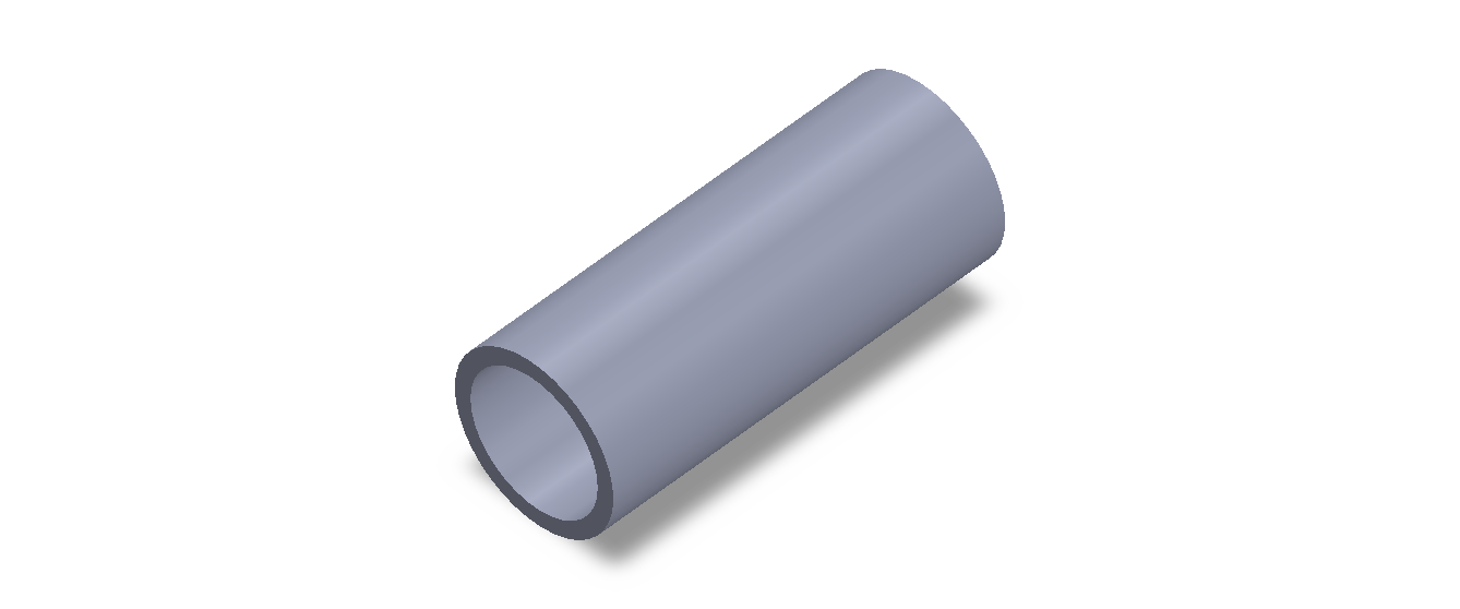 Perfil de Silicona TS4040,532,5 - formato tipo Tubo - forma de tubo
