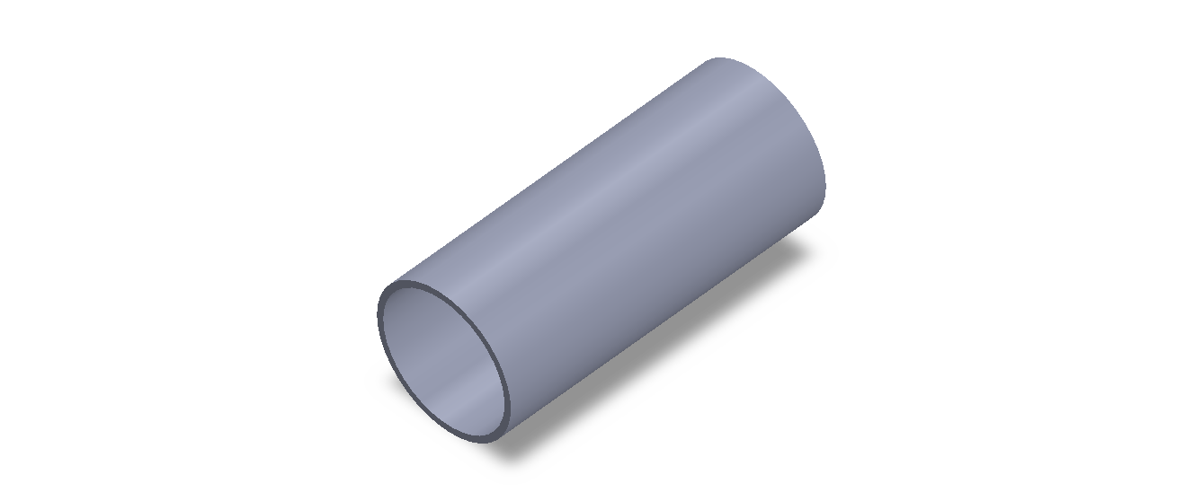 Perfil de Silicona TS4042,538,5 - formato tipo Tubo - forma de tubo