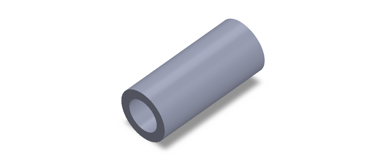 Perfil de Silicona TS4043,527,5 - formato tipo Tubo - forma de tubo