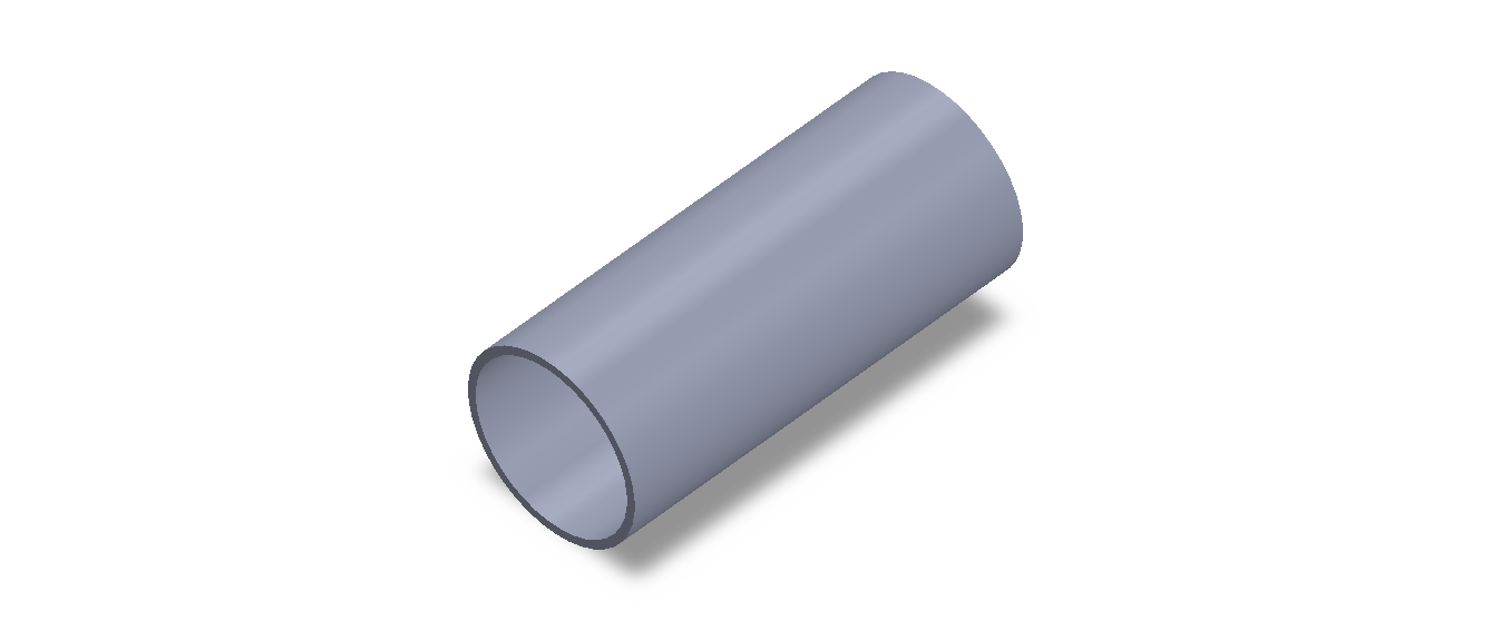 Perfil de Silicona TS404339 - formato tipo Tubo - forma de tubo