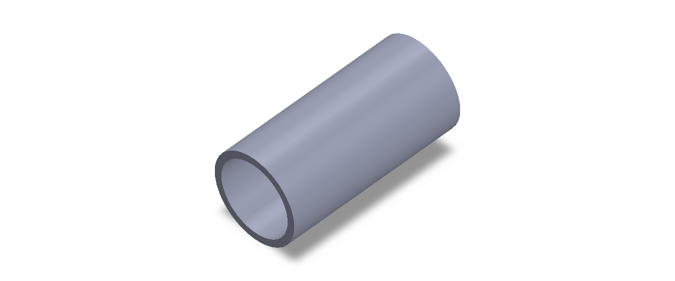 Perfil de Silicona TS404840 - formato tipo Tubo - forma de tubo