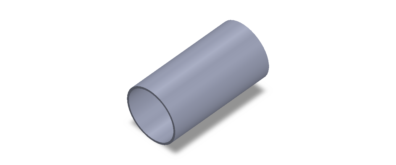 Perfil de Silicona TS4051,547,5 - formato tipo Tubo - forma de tubo
