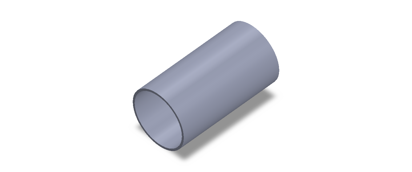 Perfil de Silicona TS4053,549,5 - formato tipo Tubo - forma de tubo