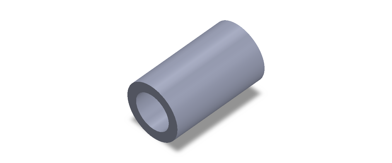 Perfil de Silicona TS4057,537,5 - formato tipo Tubo - forma de tubo