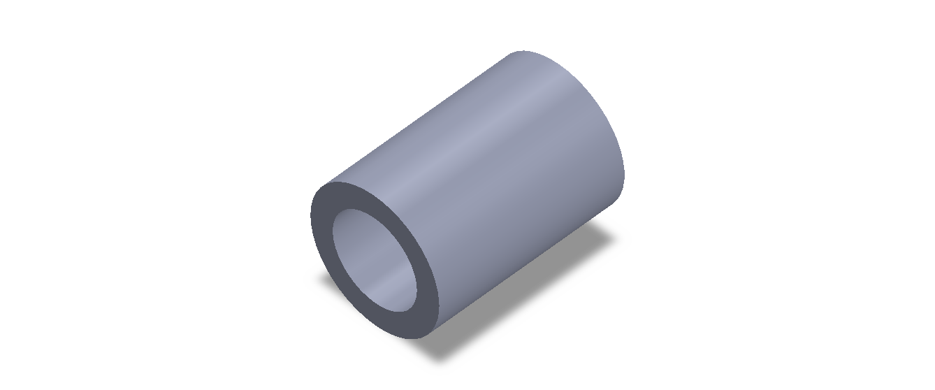 Perfil de Silicona TS4069,545,5 - formato tipo Tubo - forma de tubo