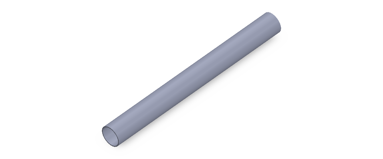 Perfil de Silicona TS5010,509,5 - formato tipo Tubo - forma de tubo