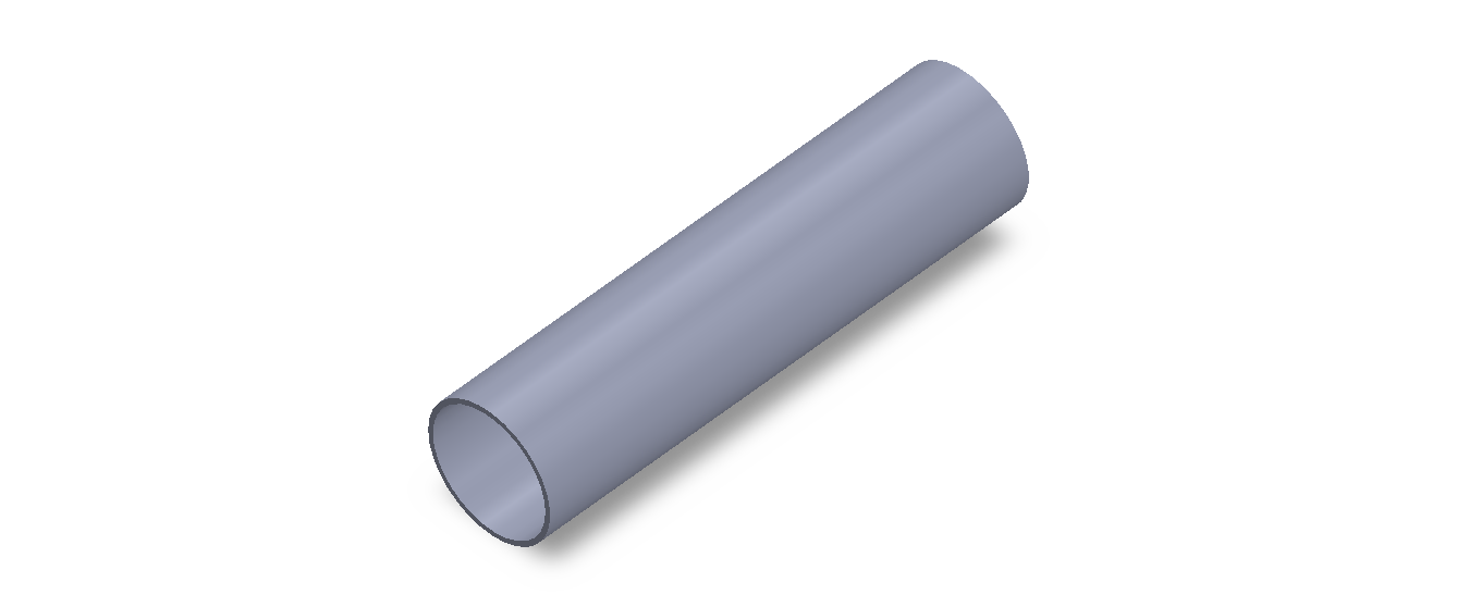 Perfil de Silicona TS5025,523,5 - formato tipo Tubo - forma de tubo