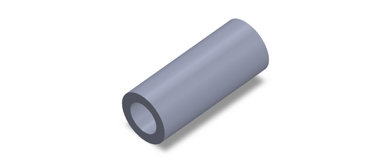 Perfil de Silicona TS504125 - formato tipo Tubo - forma de tubo