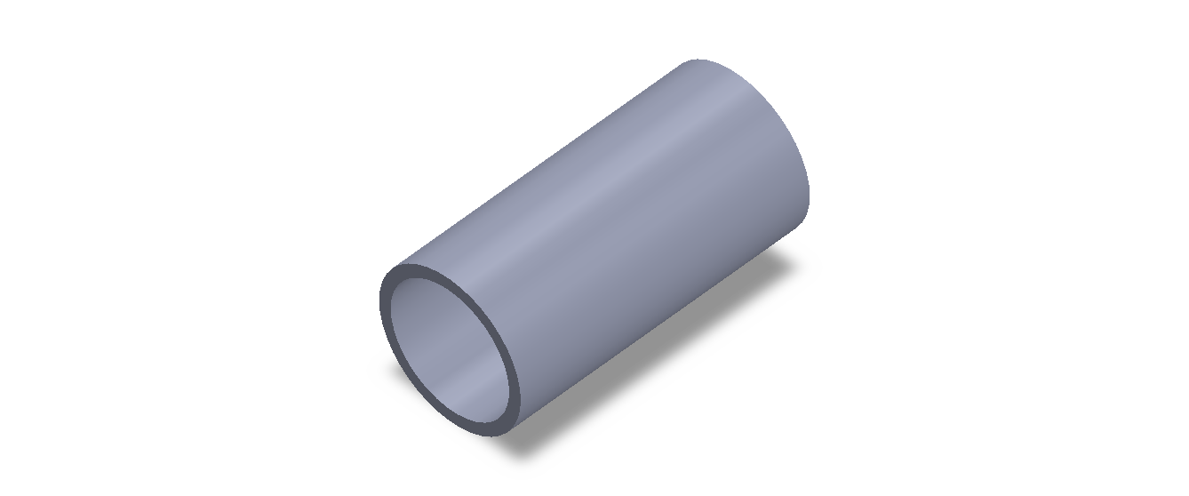 Perfil de Silicona TS504941 - formato tipo Tubo - forma de tubo