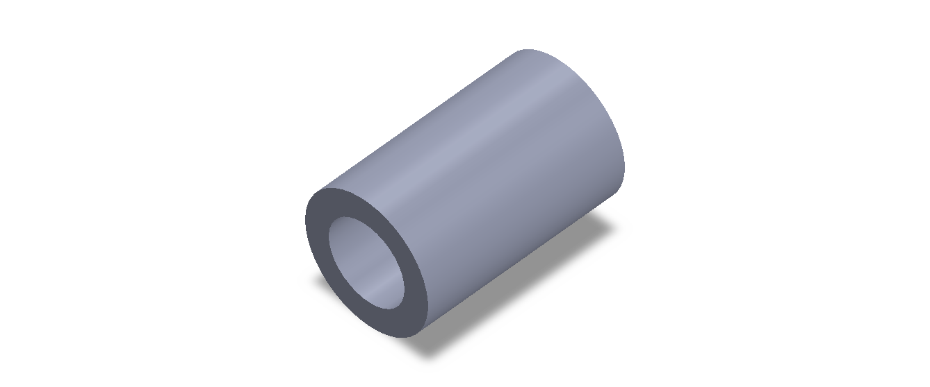 Perfil de Silicona TS5062,538,5 - formato tipo Tubo - forma de tubo