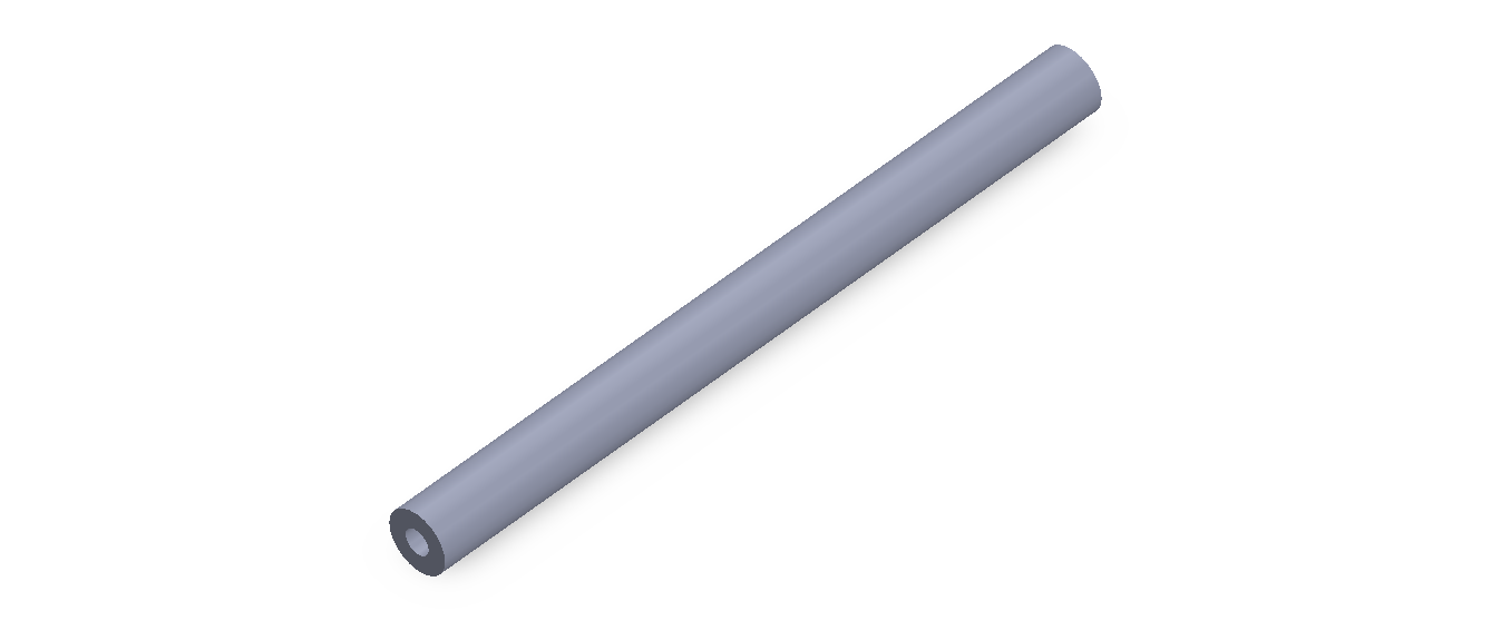 Perfil de Silicona TS6008,503,5 - formato tipo Tubo - forma de tubo