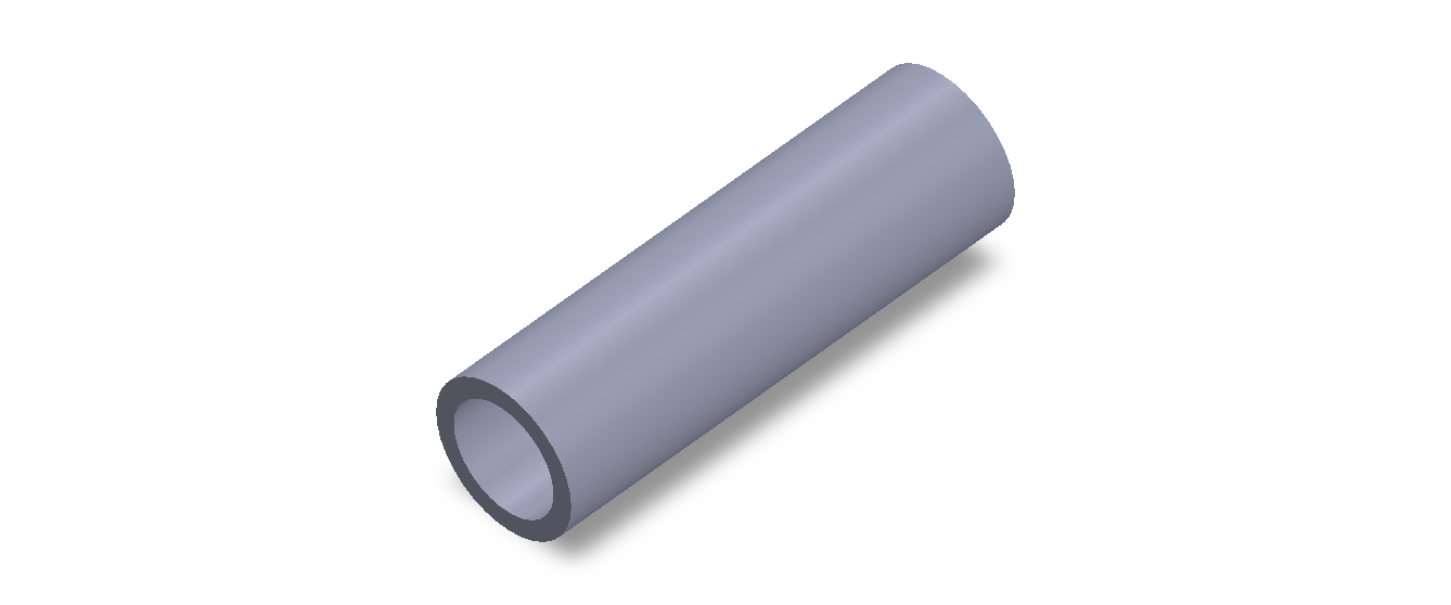 Perfil de Silicona TS6030,522,5 - formato tipo Tubo - forma de tubo