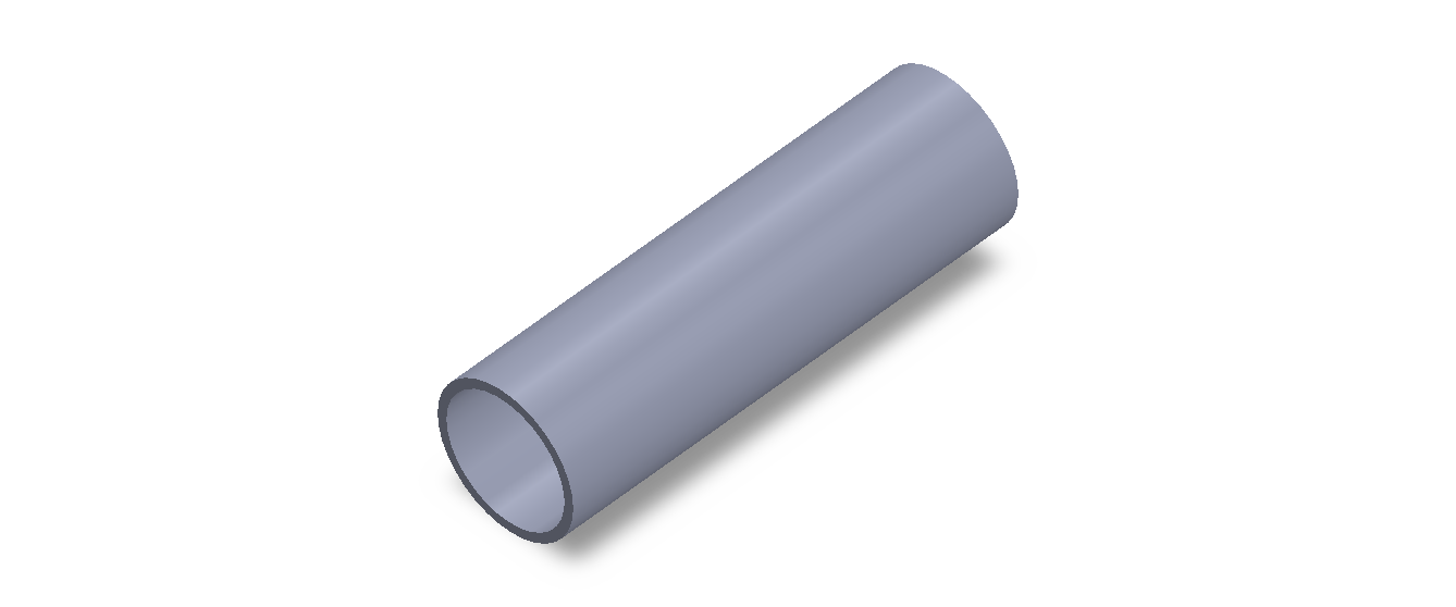 Perfil de Silicona TS6030,526,5 - formato tipo Tubo - forma de tubo