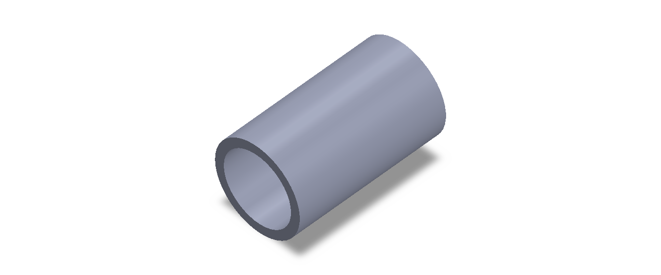 Perfil de Silicona TS605846 - formato tipo Tubo - forma de tubo