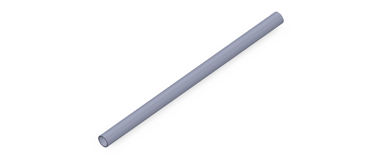 Perfil de Silicona TS7005,504,5 - formato tipo Tubo - forma de tubo