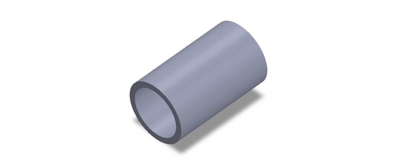Perfil de Silicona TS706048 - formato tipo Tubo - forma de tubo