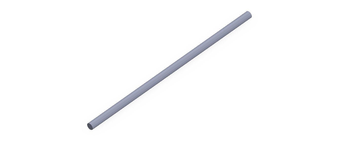 Profil en Silicone CS4003,5 - format de type Cordon - forme de tube