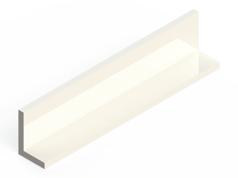 Profil en Silicone P1006A - format de type L - forme irrégulier