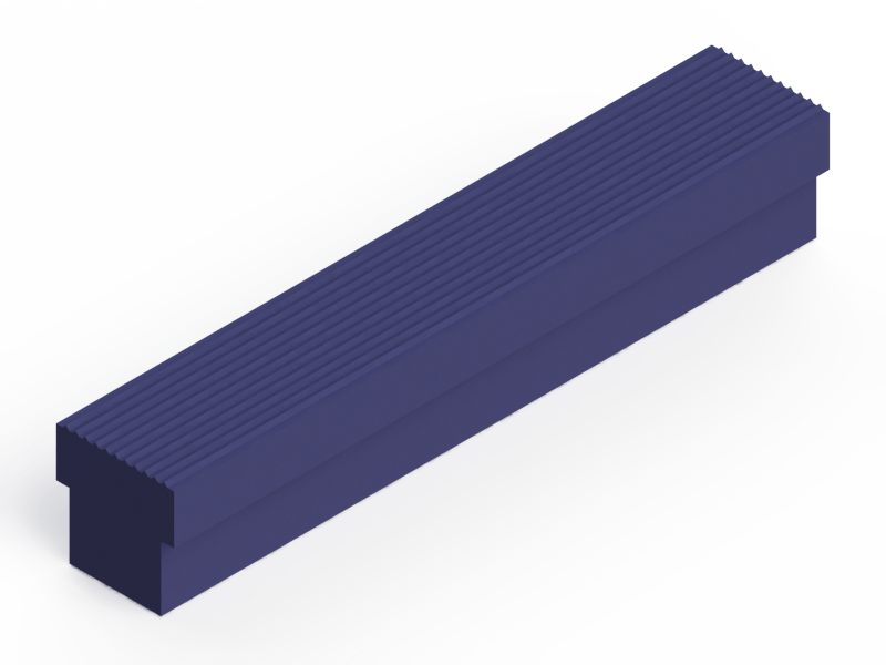 Profil en Silicone P1093N - format de type T - forme irrégulier