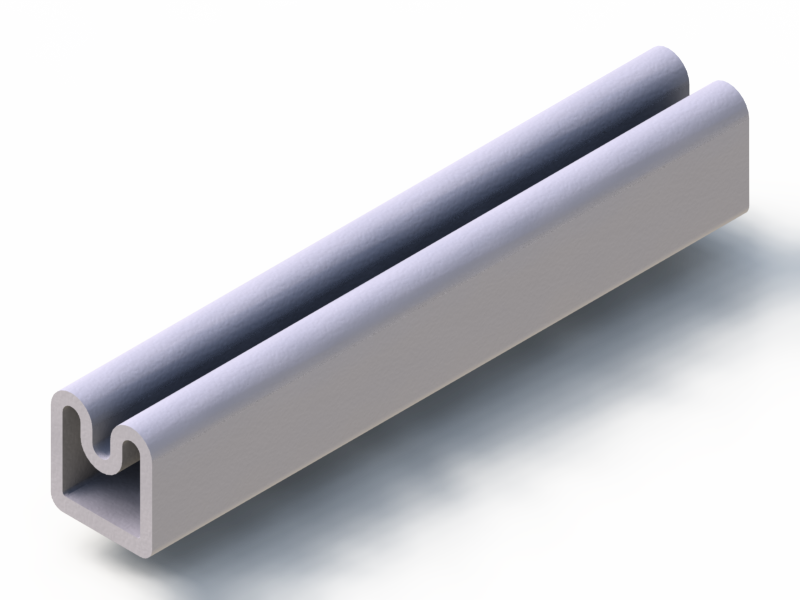 Profil en Silicone P1514AA - format de type D - forme irrégulier