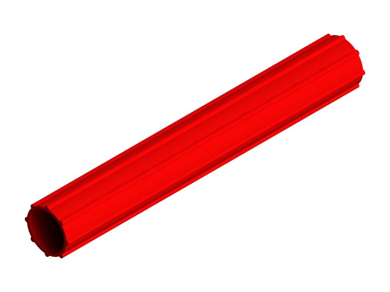 Profil en Silicone P175S - format de type Tuyau - forme irrégulier