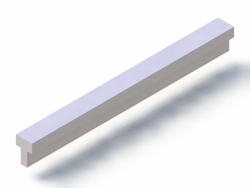 Profil en Silicone P2055AP - format de type T - forme irrégulier