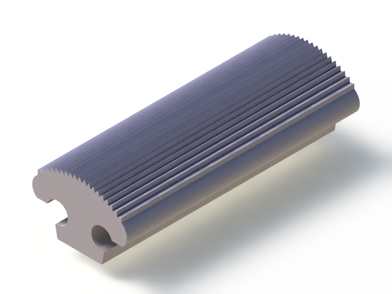 Profil en Silicone P215 - format de type Lampe - forme irrégulier