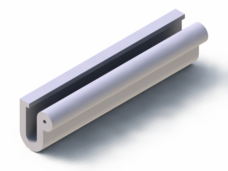 Profil en Silicone P2688Z - format de type U - forme irrégulier