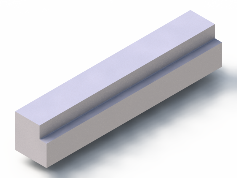 Profil en Silicone P268OJ - format de type Trapèze - forme irrégulier