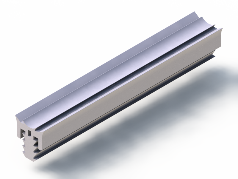 Profil en Silicone P313C - format de type T - forme irrégulier