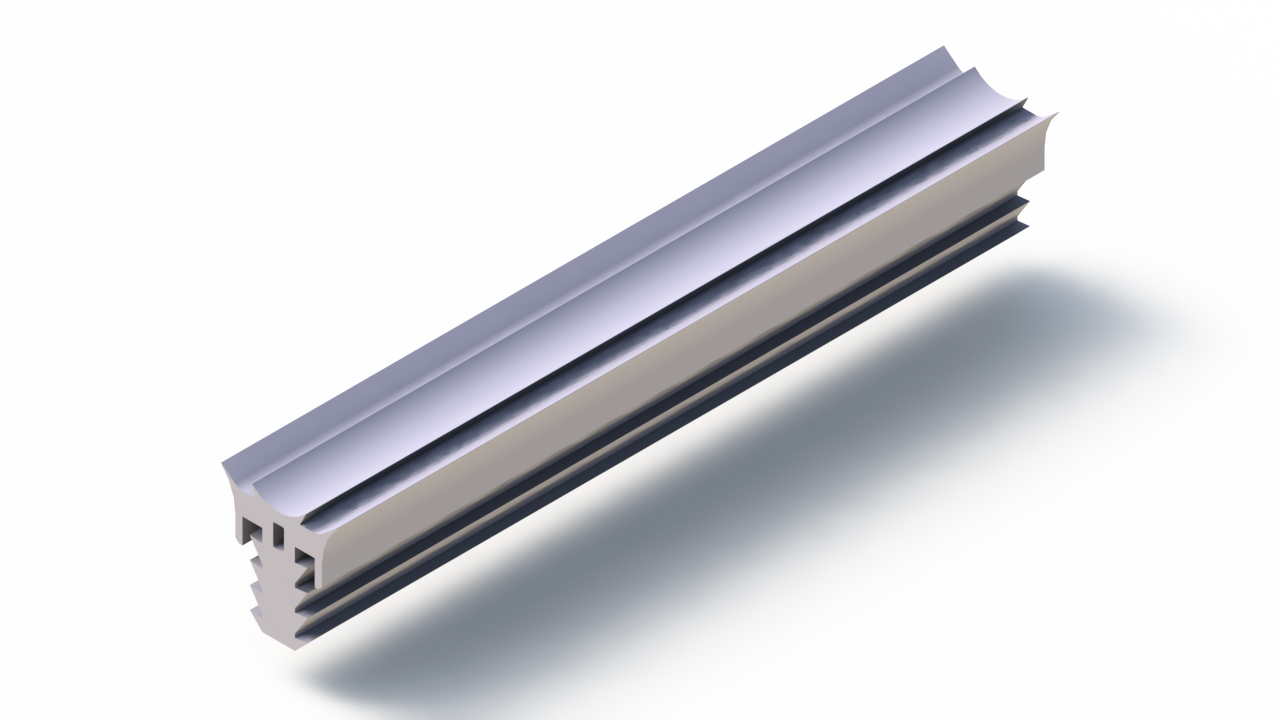 Profil en Silicone P313I - format de type T - forme irrégulier