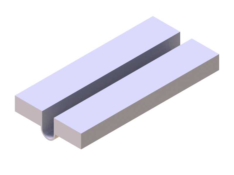 Profil en Silicone P3978A - format de type U - forme irrégulier