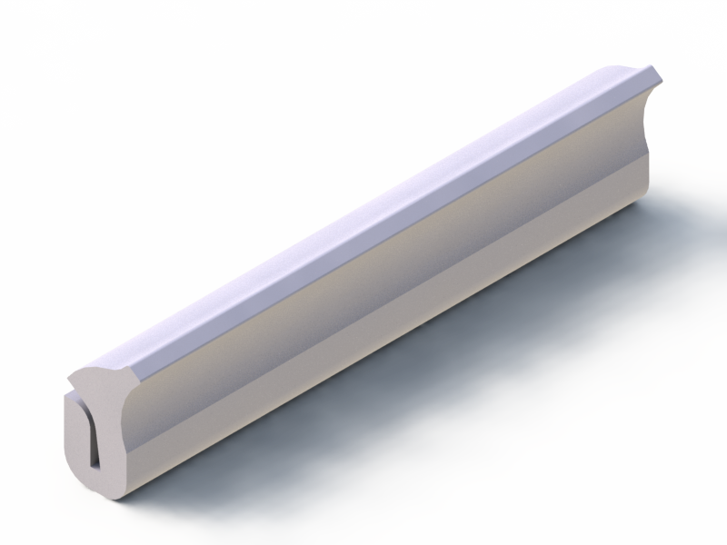 Profil en Silicone P40965R - format de type U - forme irrégulier