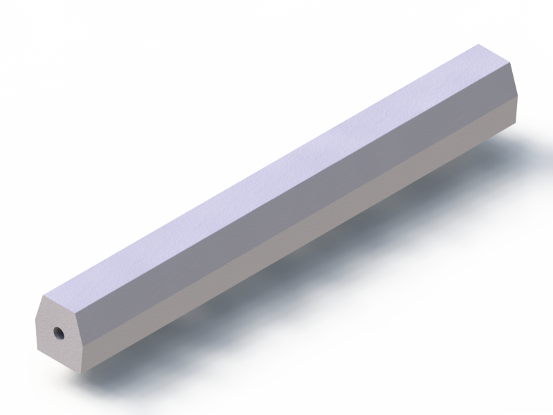 Profil en Silicone P70011A - format de type Trapèze - forme irrégulier