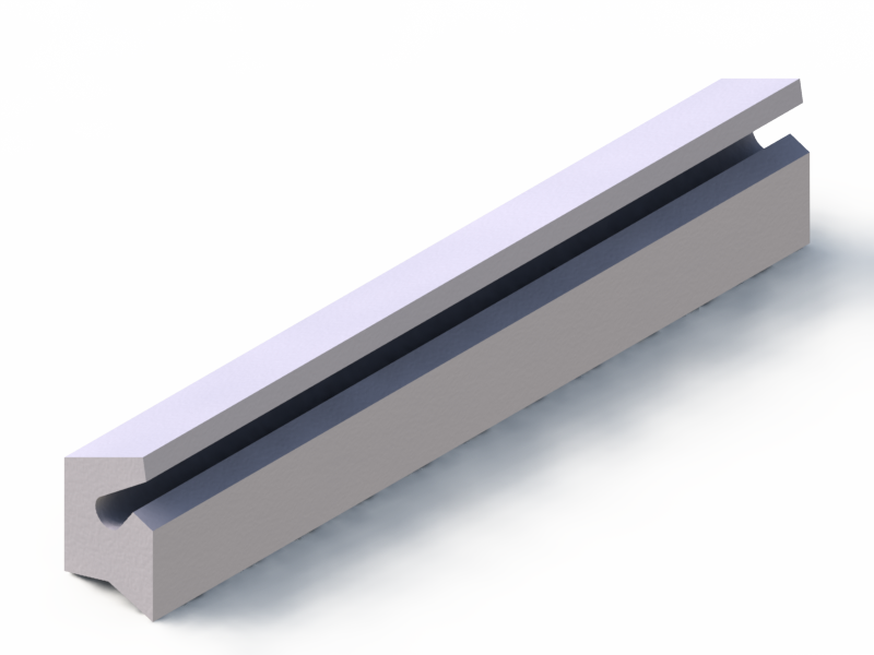 Profil en Silicone P752222D - format de type Labiée - forme irrégulier