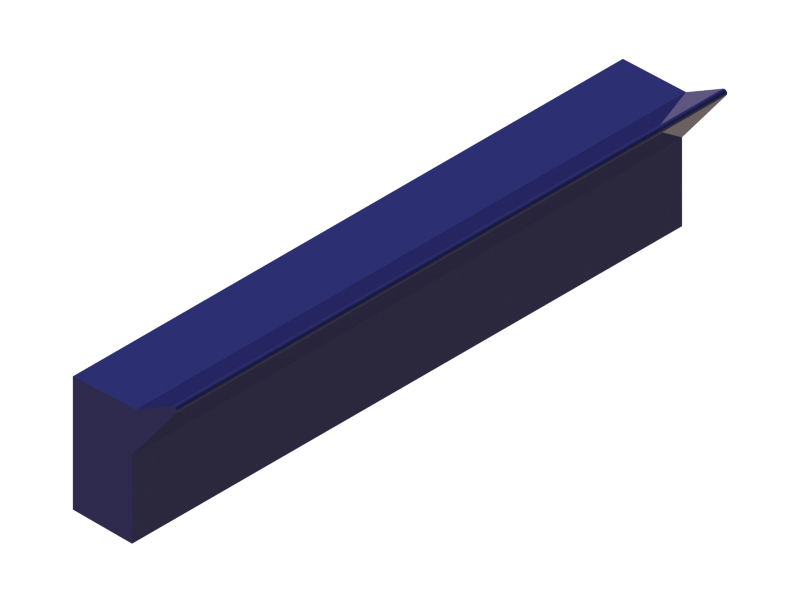 Profil en Silicone P855D - format de type Labiée - forme irrégulier