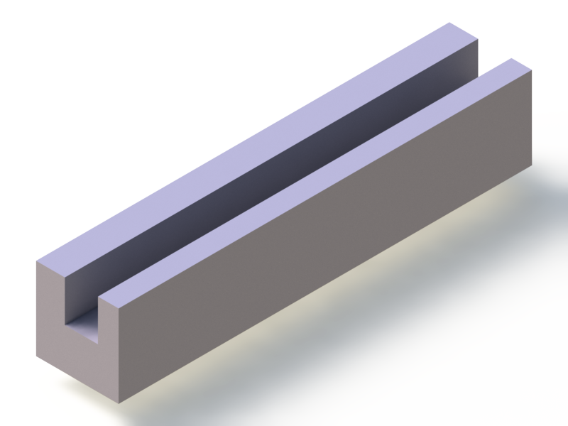 Profil en Silicone P90313T - format de type U - forme irrégulier