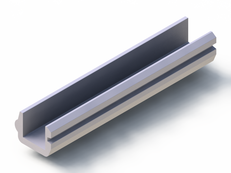 Profil en Silicone P91468B - format de type U - forme irrégulier