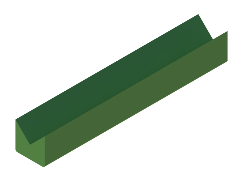Profil en Silicone P914AU - format de type Cornes - forme irrégulier