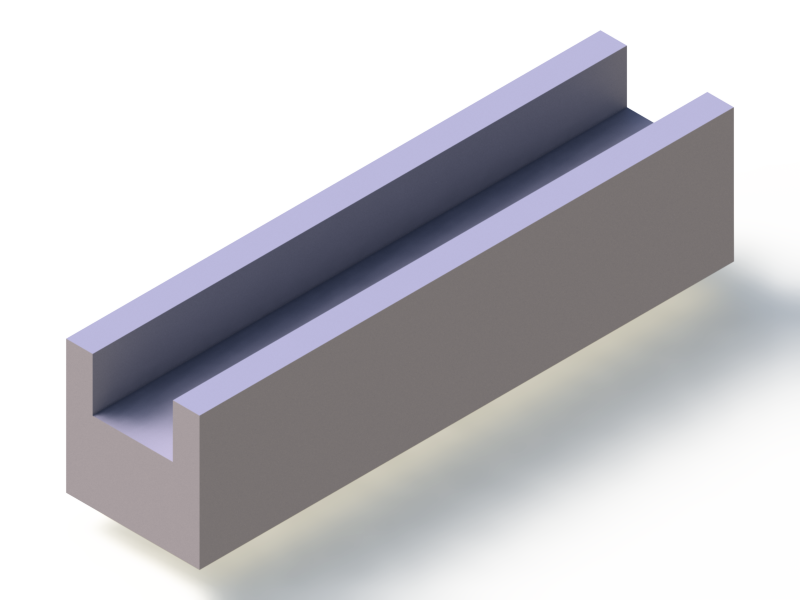 Profil en Silicone P92022K - format de type U - forme irrégulier