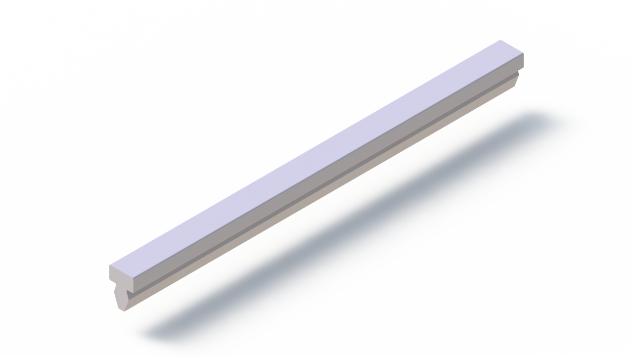 Profil en Silicone P92174C - format de type T - forme irrégulier